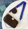 Designer Damestas Schoudertassen Handtas Originele doos Datumcode cross body dames clutch portemonnee met patronen bloemen en letters drie in één