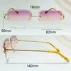 Diamentowe okulary przeciwsłoneczne kwadratowe okulary przeciwsłoneczne Desinger luksus carter vintage odcienie dla mężczyzn i kobiet