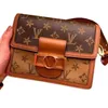 أكياس Dauphine Crossbody حقائب اليد الفاخرة محافظ رسول عالية الجودة محفظة نساء حقيبة كتف جلدية حقيقية 3200