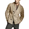 EBAIHUI Männer Frühling Herbst Pullover Strickjacke Jacke 2023 Neue Langarm Twist Gestrickte Mantel Trendy Männlich Gentleman Kleidung