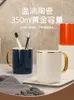 Bath Accessory Set Light Luxury Bathroom Wash Cup Ceramic Five-piece Toilet Gargle Brushing Tooth Supplies Tray