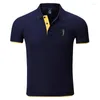 Polos pour hommes 2022 Aramy Polo décontracté à manches courtes pur coton Camisa réservé Sergio K Colcci couleurs aléatoires