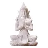 Decorações de interiores Decoração de carro Nature Sandstone Buda Buddha Sculpture Home for White