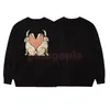 Designer Mens New Fashion Round Sweaters Womens Casual Loose Rubbit Black Knitted Couples Streetwear Sweaters Size XS-L