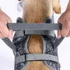 Dog Collars Harness Leash Pet Reflective調整可能ベスト子犬ポリエステルメッシュのミディアム用品のウォーキングリード