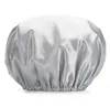 The latest 32CM shower cap double layer plain shower is waterproof many color options support custom logo