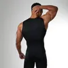 Débardeurs pour hommes Gym sans manches entraînement Muscle Tee Fitness musculation t-shirts séchage rapide pantalon pour homme goutte