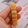 Bangle 24K Ethiopische goudkleurbarnalen voor vrouwen trendy Afrikaanse Arabische armbanden