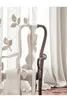Gordijn Amerikaans land witte tule blad patroon borduurwerk raamscherm afval Franse retro woonkamer slaapkamer kanten gordijn gordijnen