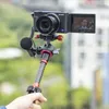 Statywy Ulanzi MT-43 Metalowe statyw z zimnym butem do LED wideo Mikrofon DSLR Smartphone Vlog