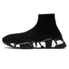 Balenciaga Balenciagas Speed Trainer Sock Shoes balencigas, siyah beyaz spor ayakkabıları, kısa ayakkabı【code ：O】