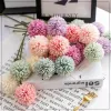 Bunch DIY Artificial Flower Bouquet Silk Dandelion Ball Fake Flowers Wreaths Home Wedding Decoration Valentines Day Gift Stock