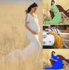 Moda Vestidos de maternidad de un hombro para PO Soge Vestido de embarazo Mujeres embarazadas Vestido de baby shower Propinas5599983