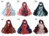 Etnik Giyim Moda Sonbahar Premium Şifon Hicab Şalları Kadınlar Müslüman Renk Koleksiyonu İslami Baş Head Wrap Türban Tohumu Eşarpları