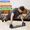 2020 new 9 in 1 Push Up Rack Board Men Women Fitness Exercise Push-up Stands Body Building Training System Home Gym Fitness Equipm310E