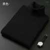 Męskie swetry kaszmirowe mieszanka bawełny turtleck men pullover 2022 jesienne zimowe jumper jumper hombre pull homme dzianinowy sweter