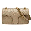 Handv￤skor Purses Women Tygv￤skor Kedja axelv￤skor Serienummer L￤der Classic Fashion Style Handv￤ska Purse 22 26CM290X