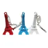 50st/Lot Paris Eiffeltorn Keychain Mini Eiffel Tower Candy Color Keyring Party Favor