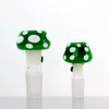 Unique Design Colorful Mushroom Style Glass Bong Male Female Mushroom Bowls Oil Rig Glass Water Pipes