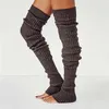 Mulheres meias xingqing malha de inverno coxa alta sobre os joelhos Sockings grossos meias longas quentes de malha de lã Meia