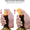 أدوات بار قابلة لإعادة الاستخدام سدادات النبيذ سيليكون زجاجات متألقة سدادة سدادة مع قبضة أعلى للحفاظ على النبيذ Fresh Professional Fizz Saver Toppers RRA752
