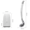 Badtillbeh￶r Set Soft TPR Silikon Toalettborste Inga ￥terv￤ndsgr￤nsaverktyg kan l￤gga till flytande wc rena artefakt badrumstillbeh￶r