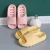 Slippers Thick Sole Designer Home Women Heel Hollow Out Quick-dry EVA Slides Bedroom Ladies Platform Shoes Couple House