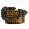 Designer Ceinture Bb Simon Ceintures pour Hommes Femmes Ceinture en diamant brillant rose cintura uomo boosluxurygoods