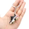 8 Colors Designer Chunky Shoes Keychain Men Woman Three-Dimensional Sneakers Keychains Enamelling Car Keyring Creative Ornament