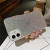 Luxury Diamond-Errusted Phone Cases iPhone 13 14 11 Pro Max 12 XS 7 8 Plus X XR XSmax Clear Flash Diamond Women's Silicone Phone Case