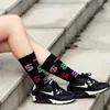 Skarpetki męskie Peonfly 2022 Autumn Przybył Happy Men Funny Art Streetwear Hip Hop Cartoon Bohaters Designer Crew Sock Prezent dla