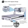 CNC Frame Kit Aluminium 6040/4060 CNC Onderdelen Graveermachine Chassis 60x40 CM 4 Axis Kader met Motor