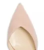 Venta de fábrica Zapatos de verano Mujer Sandalia Diseñador de lujo Saeda Tacones altos de 100 mm Sandalias con manchas blancas Zapato de fiesta de boda Bombas Punta puntiaguda Correa de cristal Tacones sexy