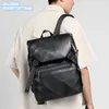 Borsa a tracolla da uomo all'ingrosso di fabbrica verticale zaini in pelle goffrata ad alta capacità viaggi all'aperto sport per il tempo libero zaino classico borsa a rombo 2295 #