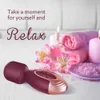 Articoli di bellezza Vasana AV Wand Massager Orgasm Stick Bunny Vibrator Set per donne Vibratori per masturbazione femminile Regalo giocattolo sexy 2022