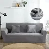 Sandalye Slipcovers Sofa Peluş Kumaş 1/2/3/4 Seater Couch Cover Kalın Elastik Mobilya Slipcover Noel Funda 1 PC