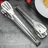 Flatware sets 304 roestvrijstalen clip Factory Direct brood barbecue keukenbenodigdheden biefstuk bakken