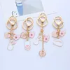 Peach Blossom konijn Keychain Love Powder Rabbit Airpods Beschermende mouw hanger verjaardagscadeau kerstcadeau