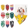Köpek Giyim Fabrikası Toptan Özel Evcil Hayvan Bandana Üçgen Kişiselleştirilmiş Logo Baskılı Eşarp
