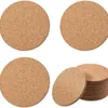 100st Cork Coasters Round Edge Mats Pads Wood Corkcoaster Wood Plant Coasterabsorbent Corked Mat Board For Kitchen Hot Selling Cup Pad