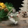 Kerstdecoraties Led transparante ornamenten hartvormige ronde boomdecoratie hanger kogelverlichting lampen