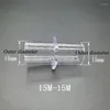 Dog Apparel Respiratory Anesthesia Machine Spare Part Pipeline Straight-through Joint Circuit Two-way 15mm To 22mm Plastic Transparent