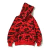 2023 Herrkvinnor Designer Camouflage Hoodies Fashion PA Printing Ape WGM Hoodie Paris Cardigan Classic Winter Plush Coat tröja Bapes Hoody