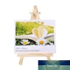 10pcsset En Bois Mini Chevalet Stands Table Porte-Cartes Titulaire Petit Présentoir D'image pour La Décoration De Mariage De Fête À La Maison