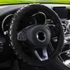 Steering Wheel Covers Non-Slip Soft PU Leather Cover Without Inner Ring Wrap Fit For 37-38CM/14.5" -15" Universal Hand Grip Protector