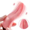 Sexleksak Massager G Spot Tongue Slicking Vibrator för kvinnor Stark klitorisstimulator Kvinnlig Masturbator Vuxna leksaker