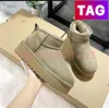 Australia buty śniegowe Tazz Kaptaki australijskie botki buty damskie platforma śliska platforma masy mody ciepłe zimowe trampki kostki buty kasztanowe kasztanki
