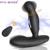 Skönhetsartiklar 360 grader prostata massager elektrisk stöt puls rumpa plugg anal vibrator sexiga leksaker för man rumpa vuxen sexighop