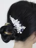 Huvudstycken mystiska lila strass h￥rtillbeh￶r handgjorda p￤rlor kvinnor brud huvudbonad br￶llop huvud smycken kl￤mmor