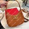 Klinknagel Designer Lederen Schoudertas Luxe Cross Body Mode Handtassen Gouden Brief Handtas Dames Kleine Totes Messenger Bags Vrouwen portemonnee